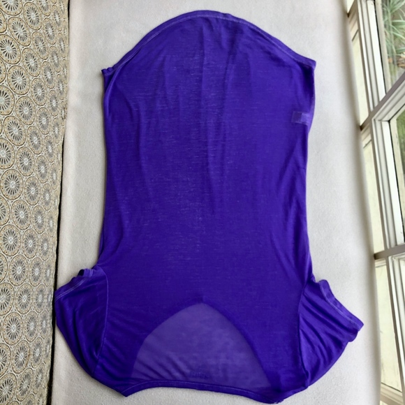 Womens' Purple Short Sleeve Shirt - Picture 2 of 8